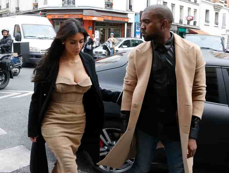 Kim Kardashian et Kanye West à Versailles avant leur noce