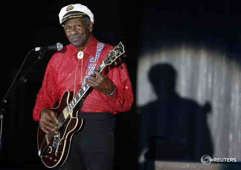 Chuck berry, pionnier et legende du rock'n'roll, meurt a 90 ans
