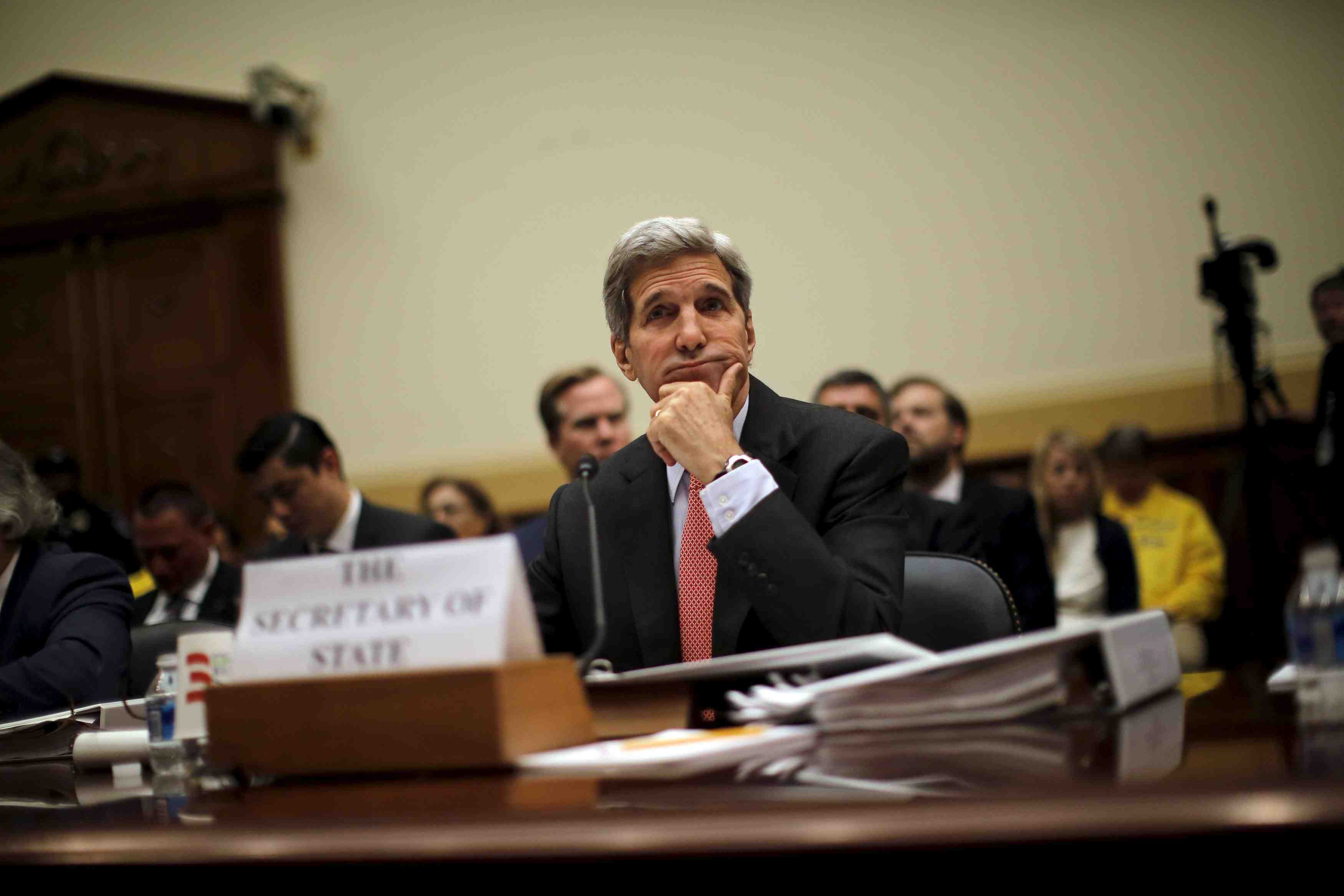John kerry kerry defend l'accord sur le nucleaire iranien devant des parlementaires americains