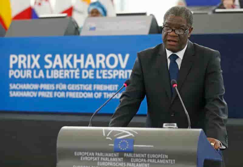 Prix Sakharov, le Dr Mukwege appelle l’UE à aider le Congo