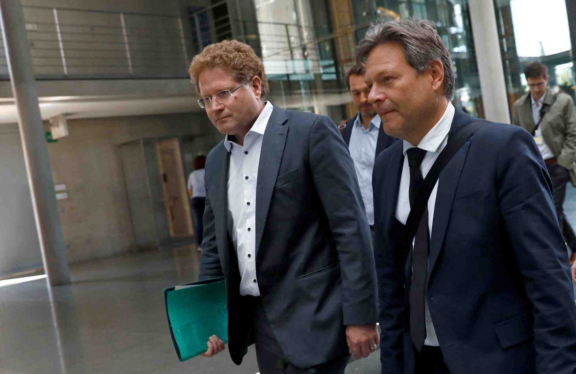 Photo d'archives de robert habeck et patrick graichen