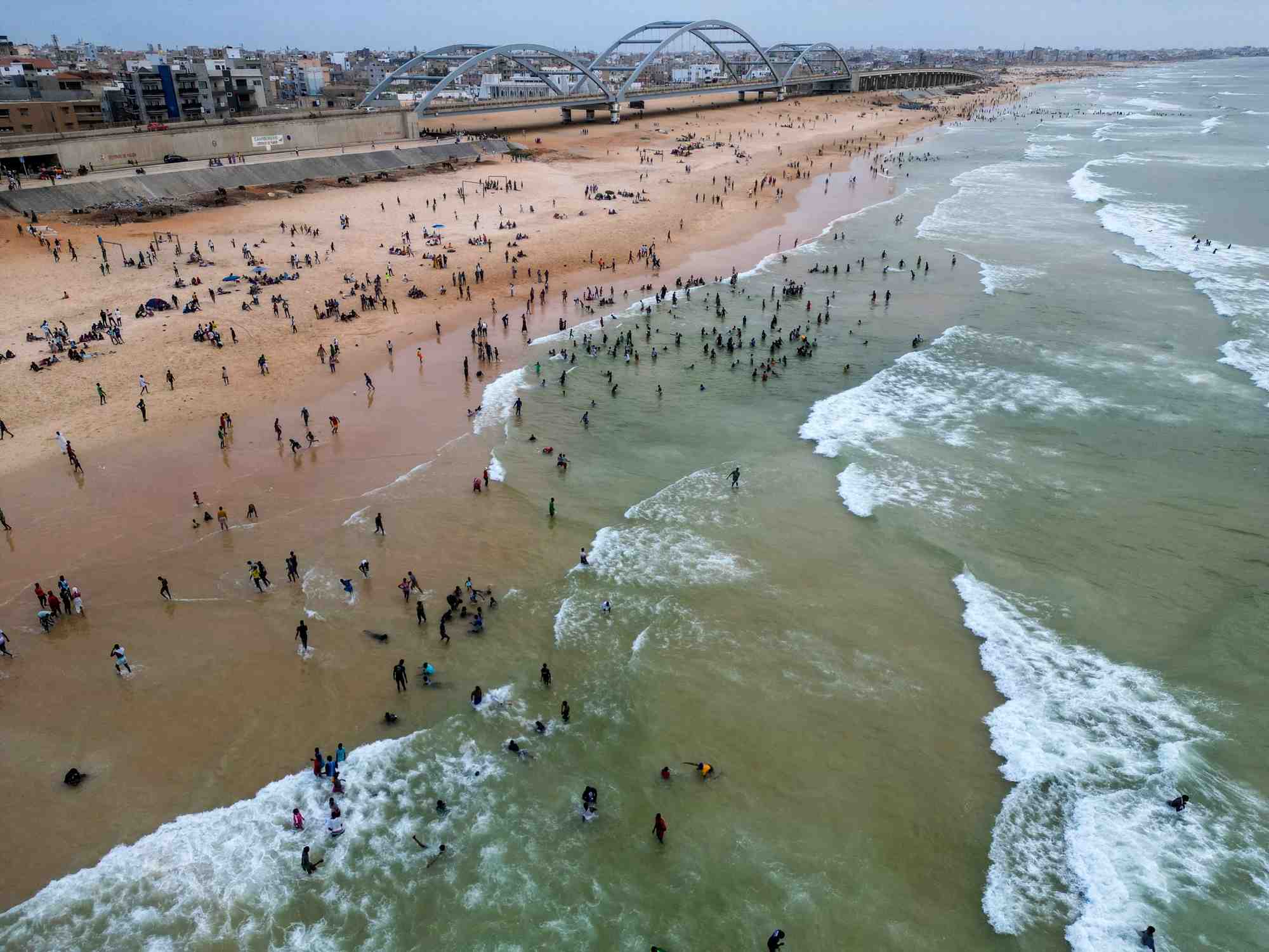 La cote senegalaise, a dakar