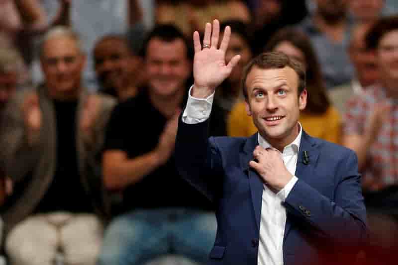 Macron invite vedette d'un colloque de "reformistes" a lyon