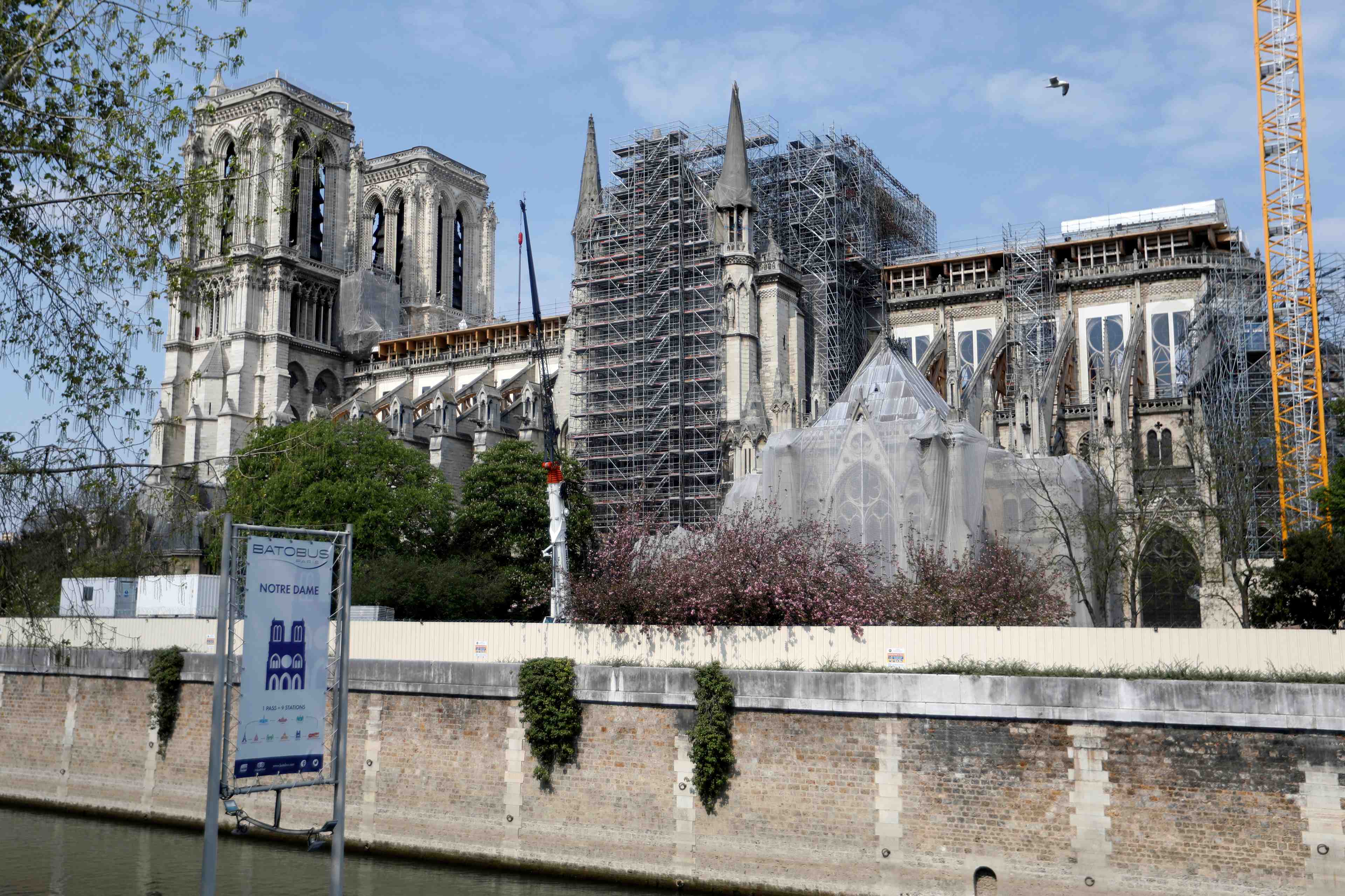 Les travaux a notre-dame de paris reprendront la semaine prochaine