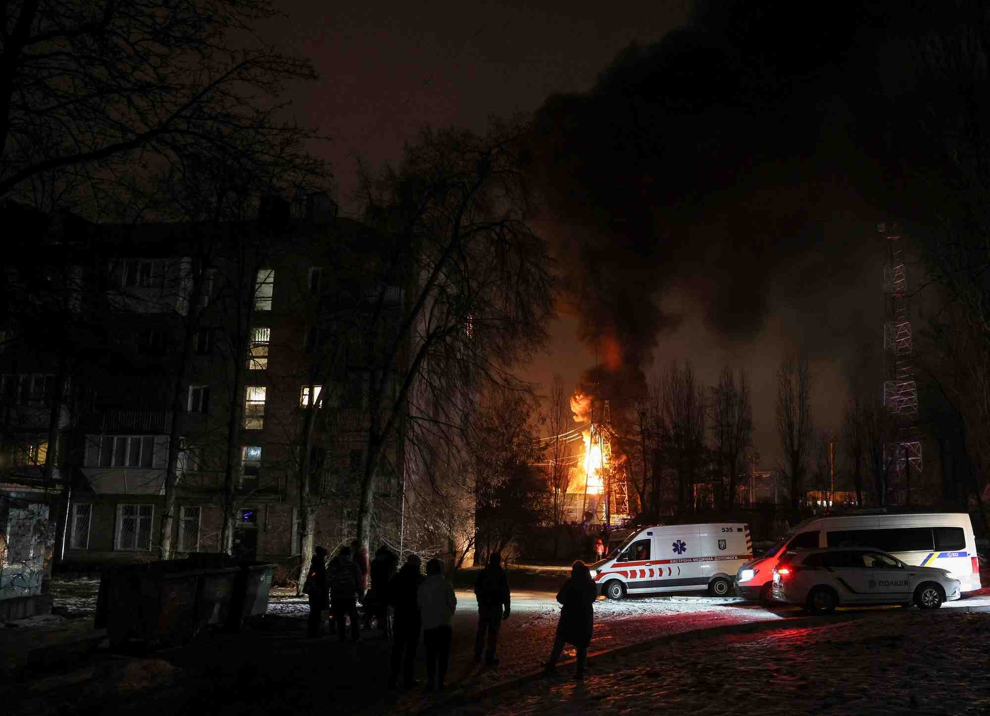 Attaque de drones sur kyiv