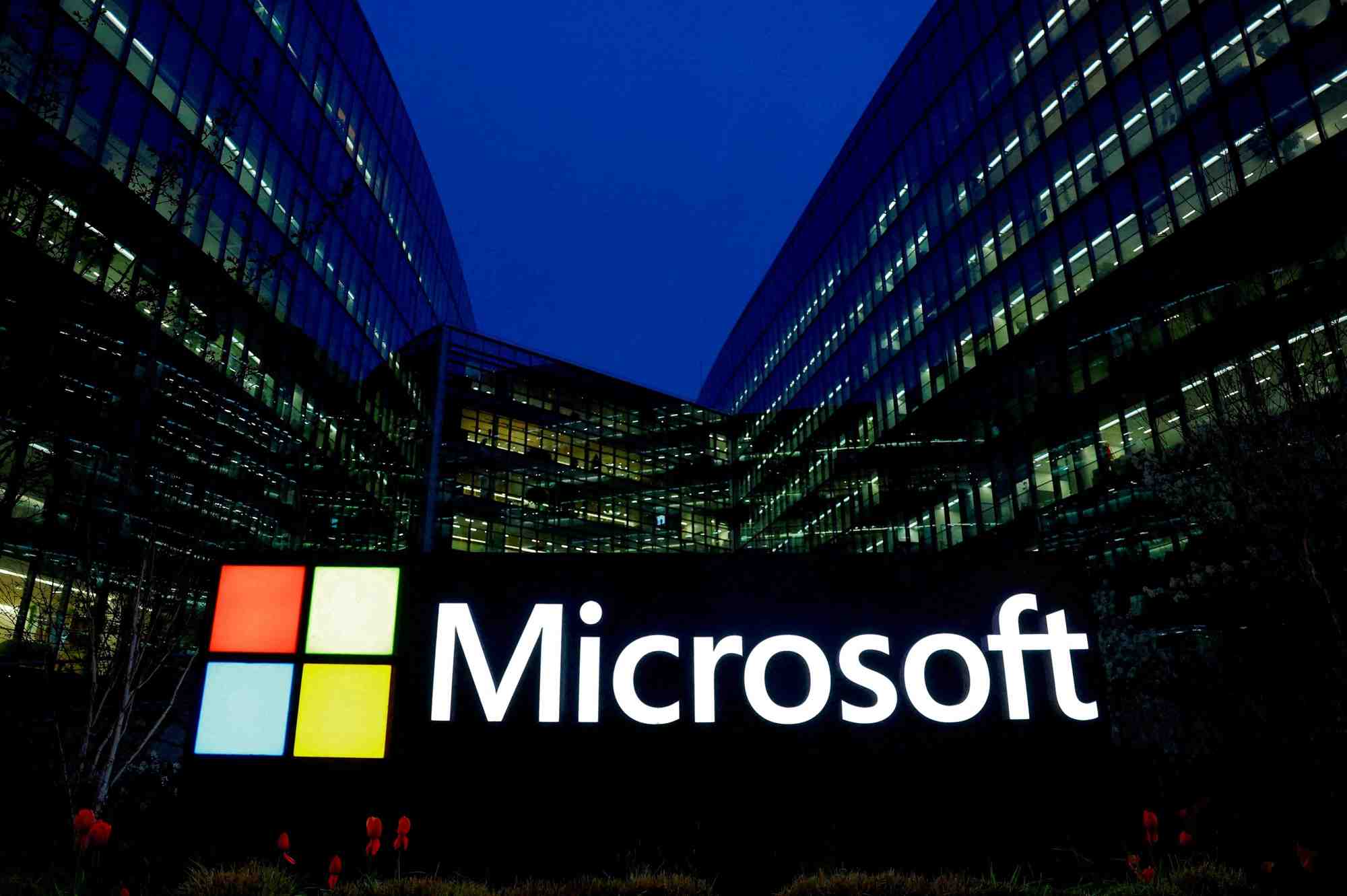 Le logo microsoft