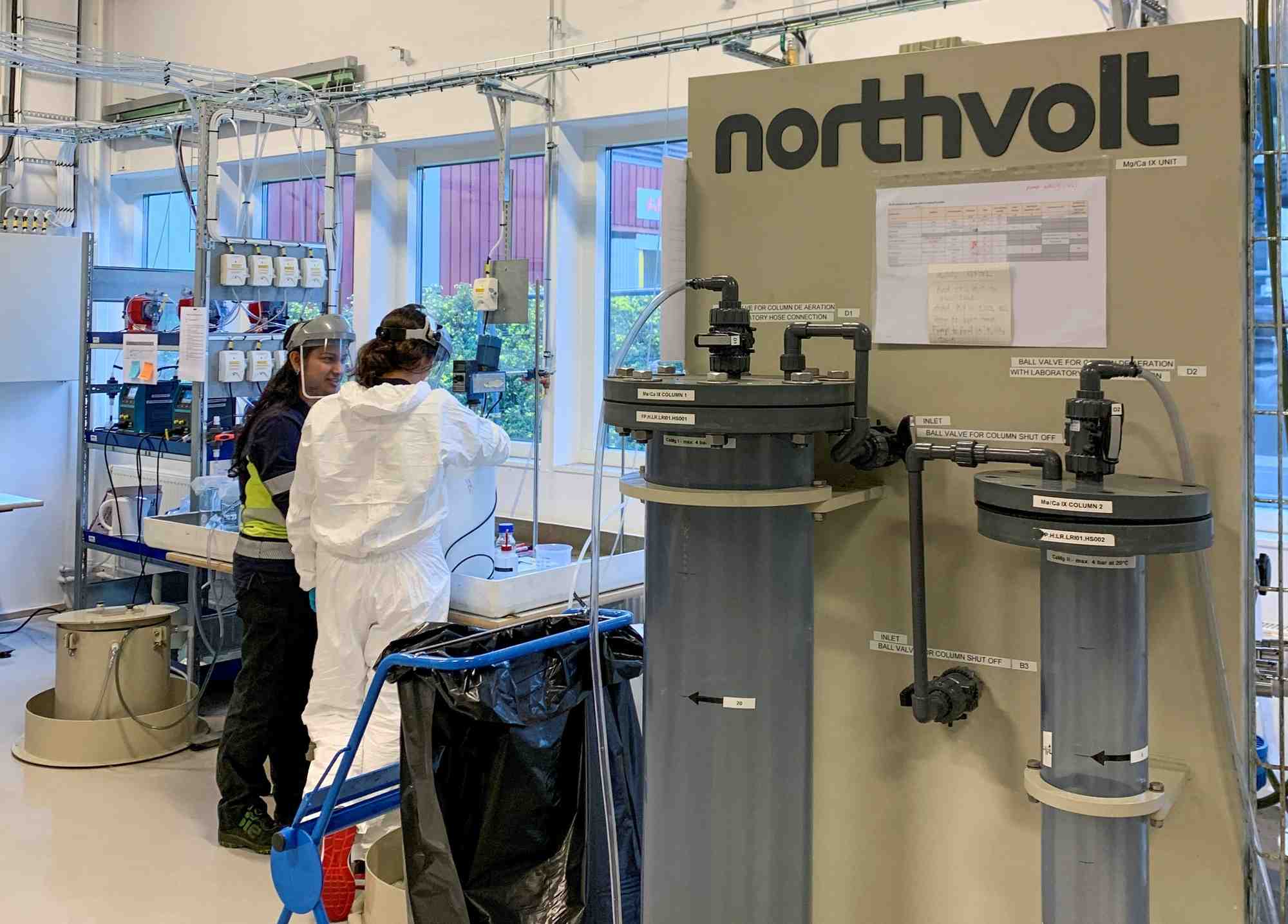 Une usine de northvolt en suede