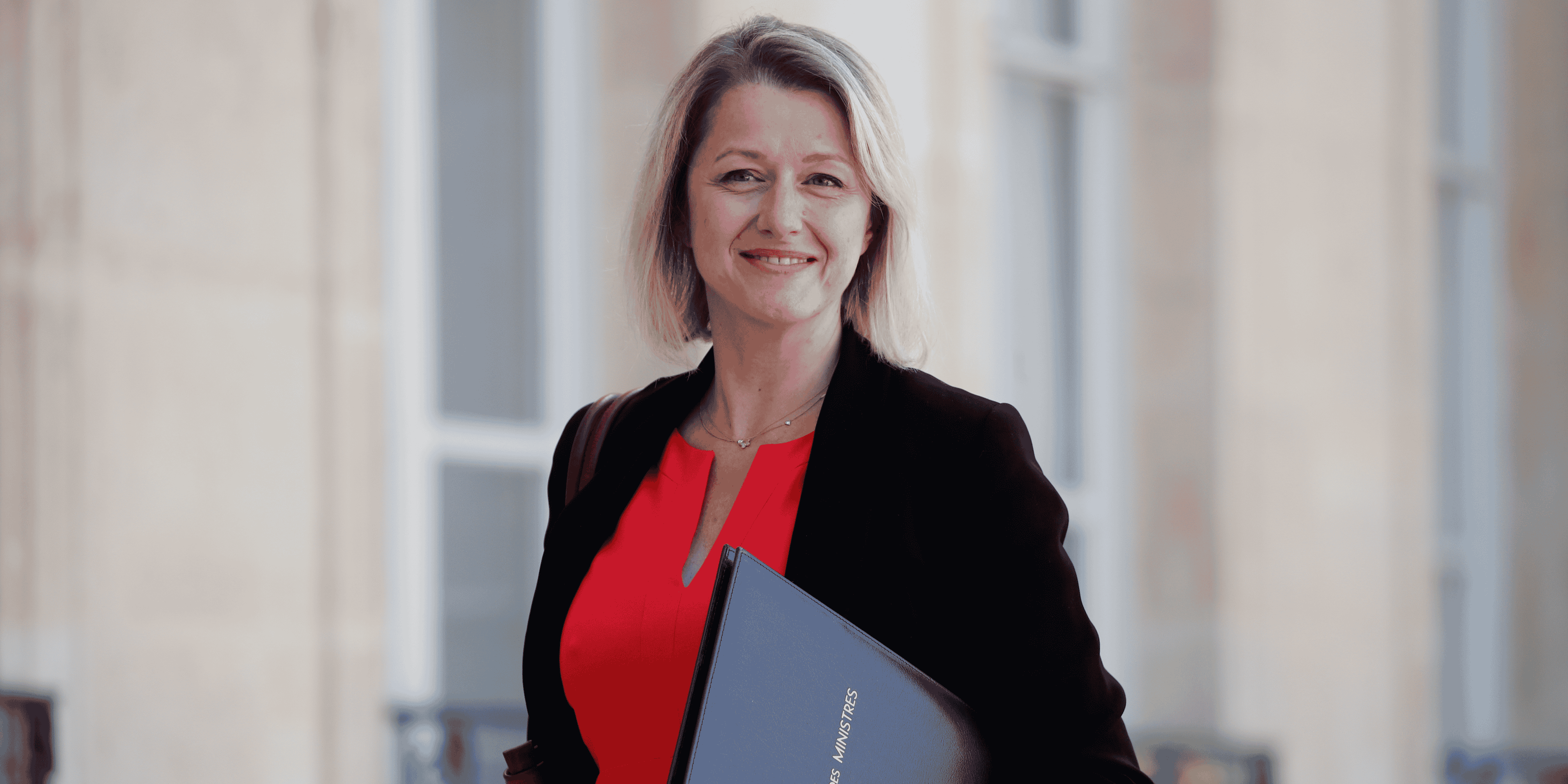 Barbara Pompili, ministre de la Transition écologique, le 7 juillet 2020 à l'Élysée