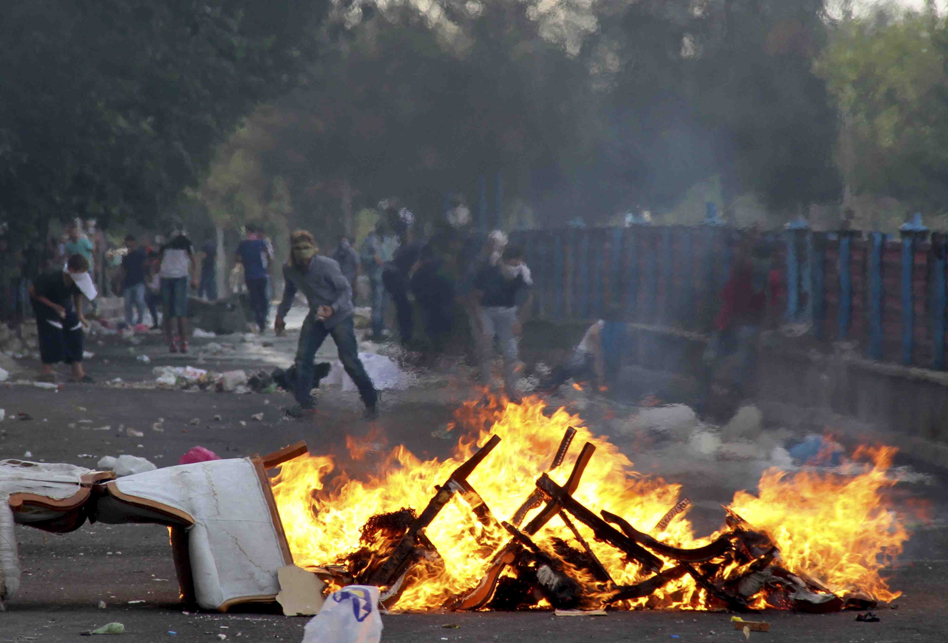 Heurts entre forces de l'ordre turques et kurdes a diyarbakir