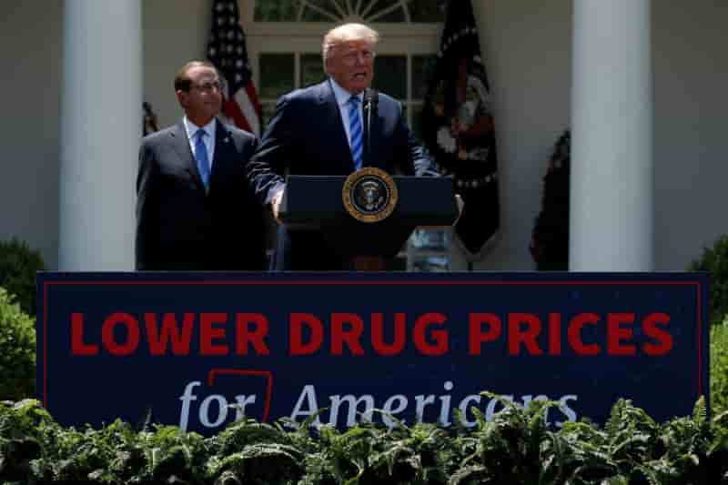 Trump denonce les prix des medicaments aux usa