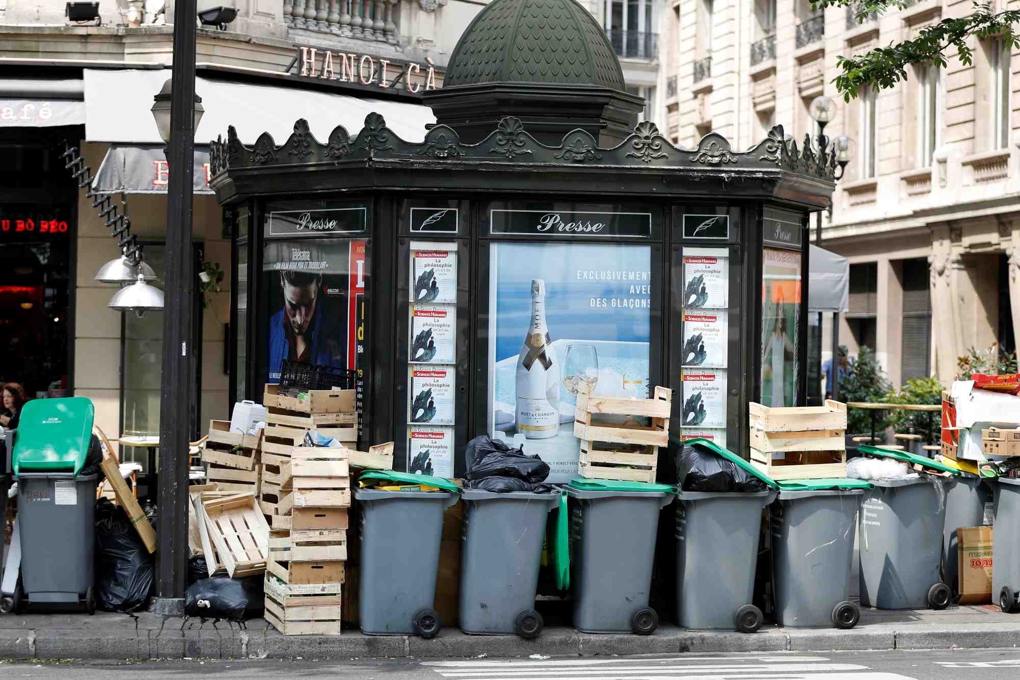 déchets grève poubelles
