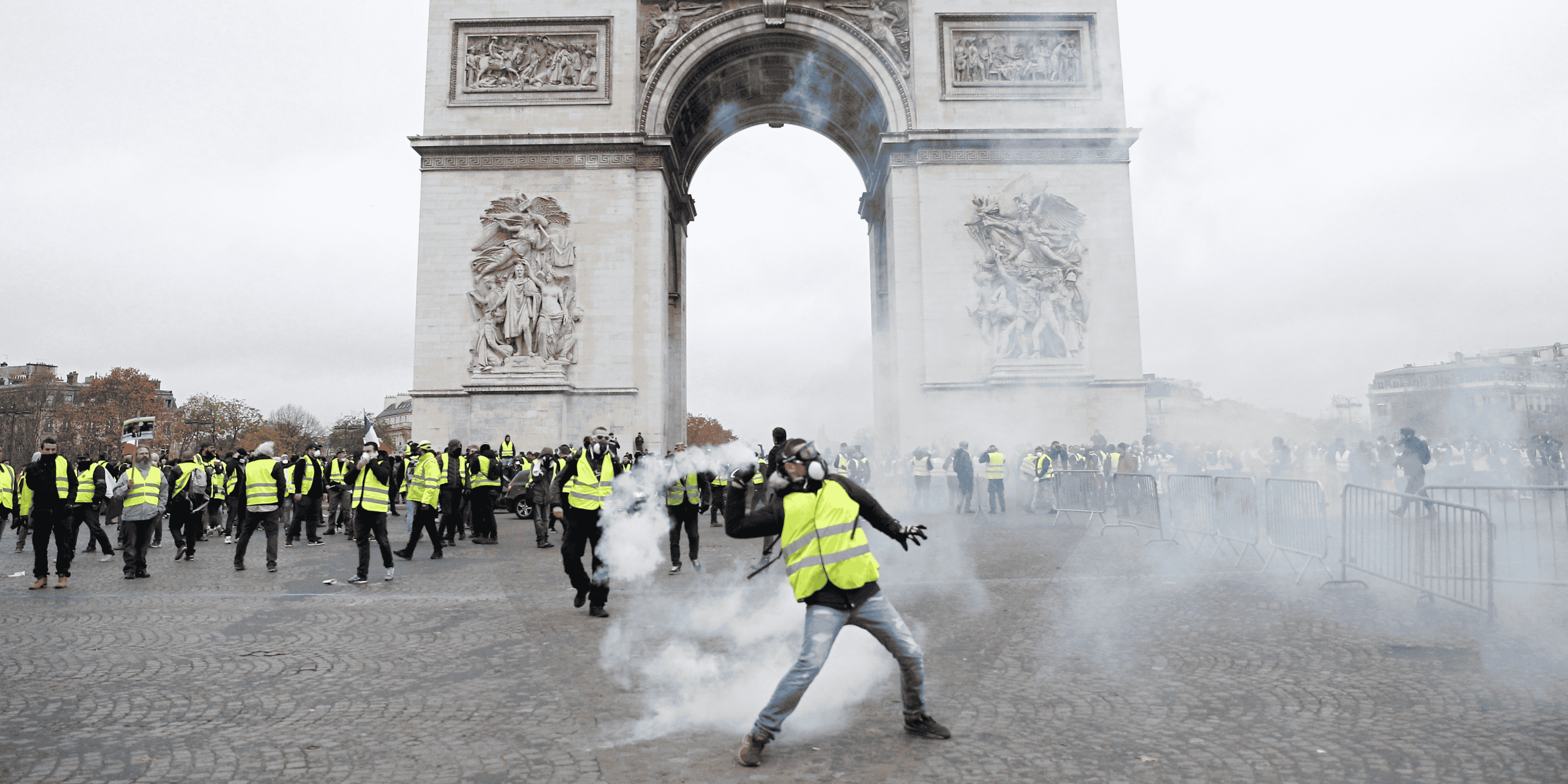 Incidents a paris lors de la manifestation des "gilets jaunes"