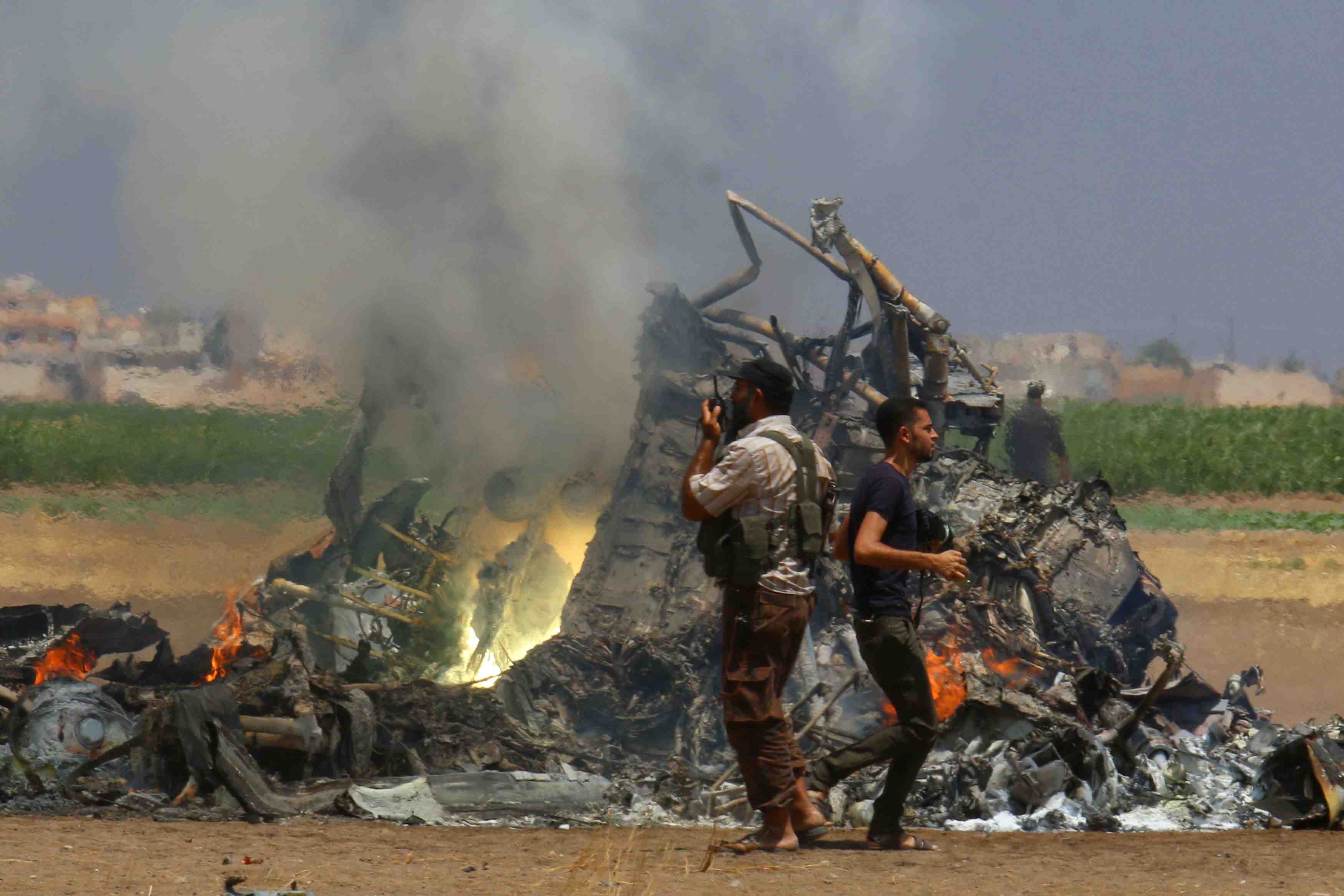 Un helicoptere russe abattu en syrie