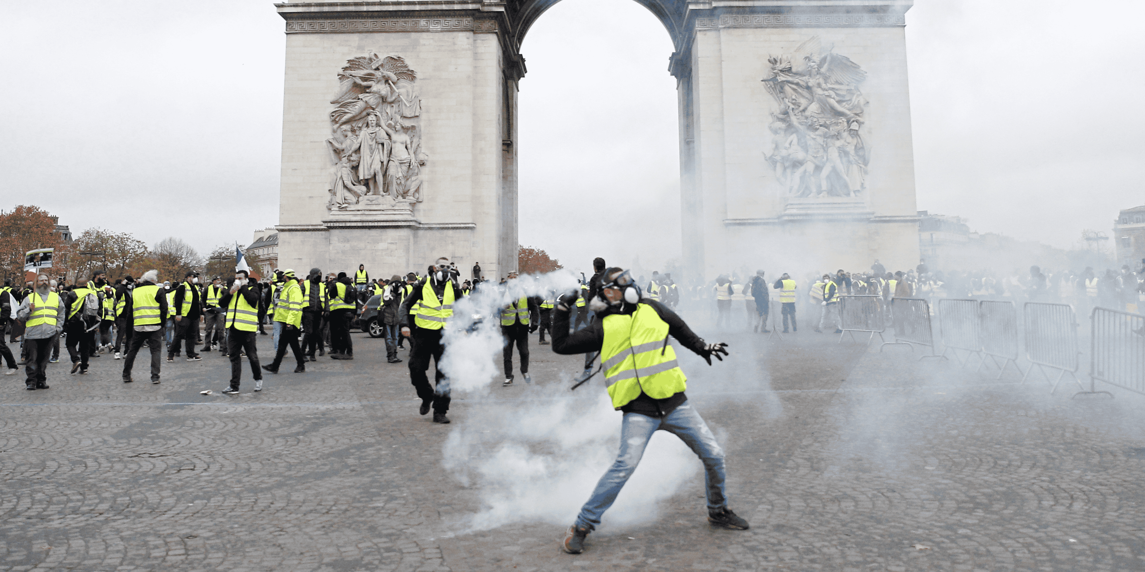 Incidents a paris lors de la manifestation des "gilets jaunes"