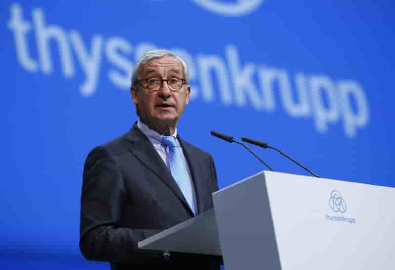 Le president de thyssenkrupp demissionne a son tour