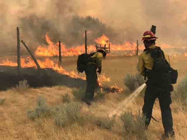 Le feu circonscrit a 36% dans le montana