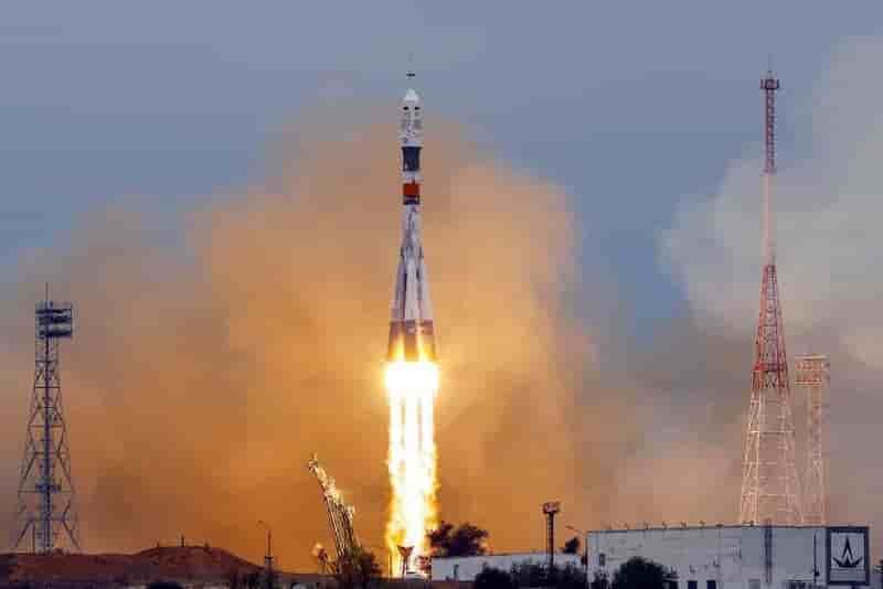 Lancement de baikonour vers la station spatiale internationale