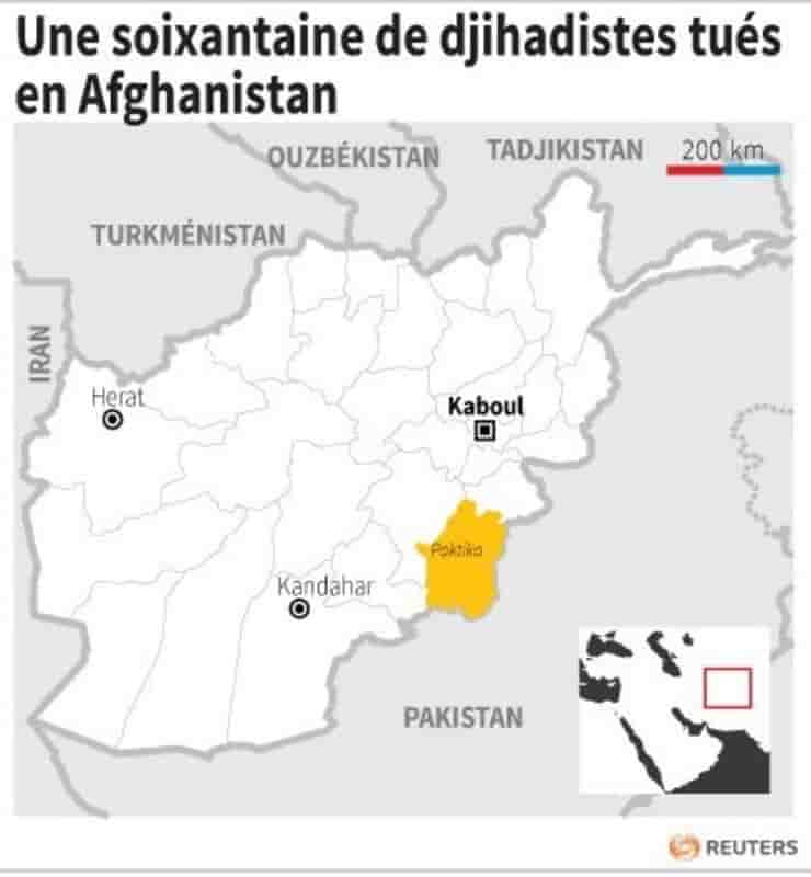Une soixantaine de djihadistes tués en Afghanistan