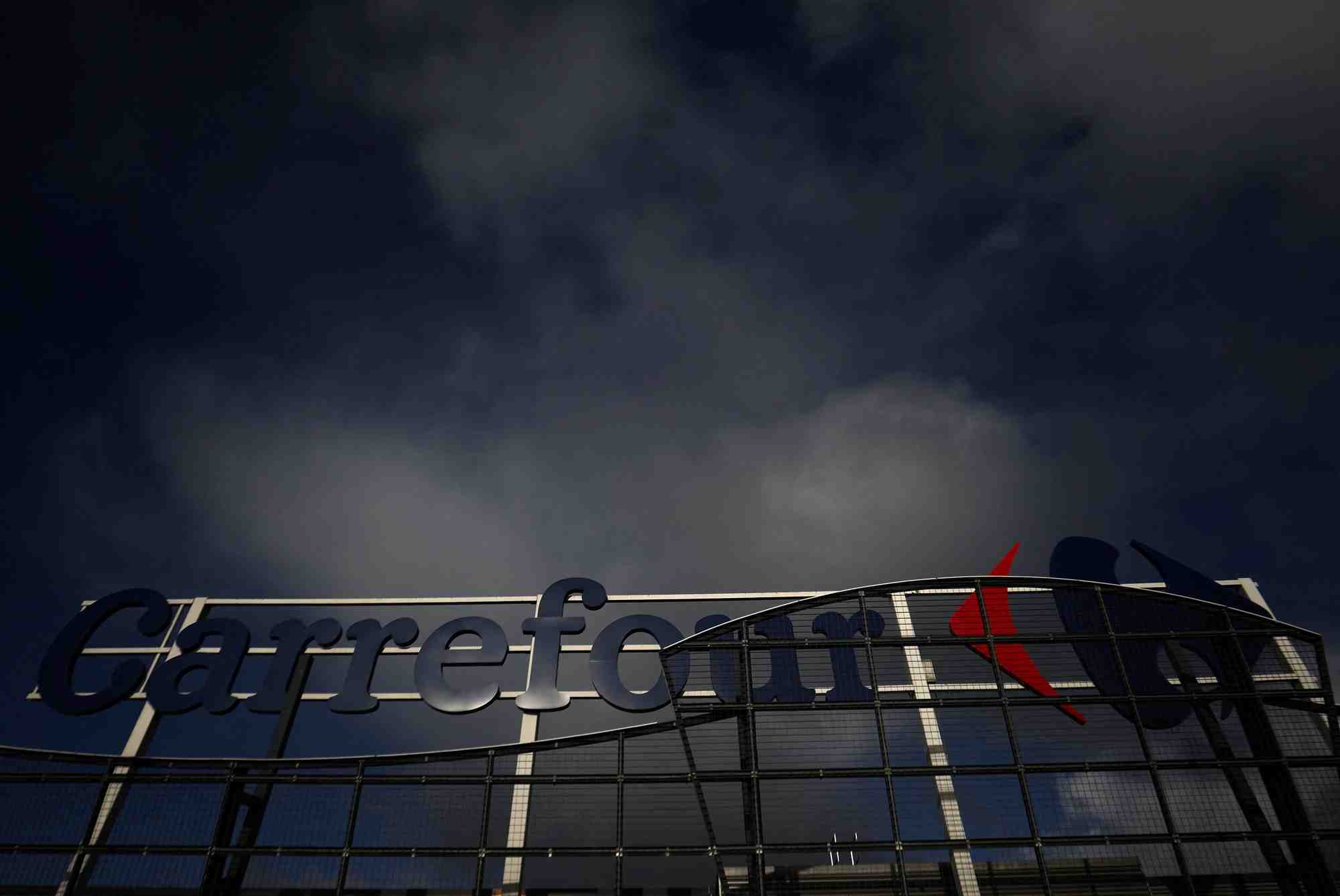 Le logo carrefour