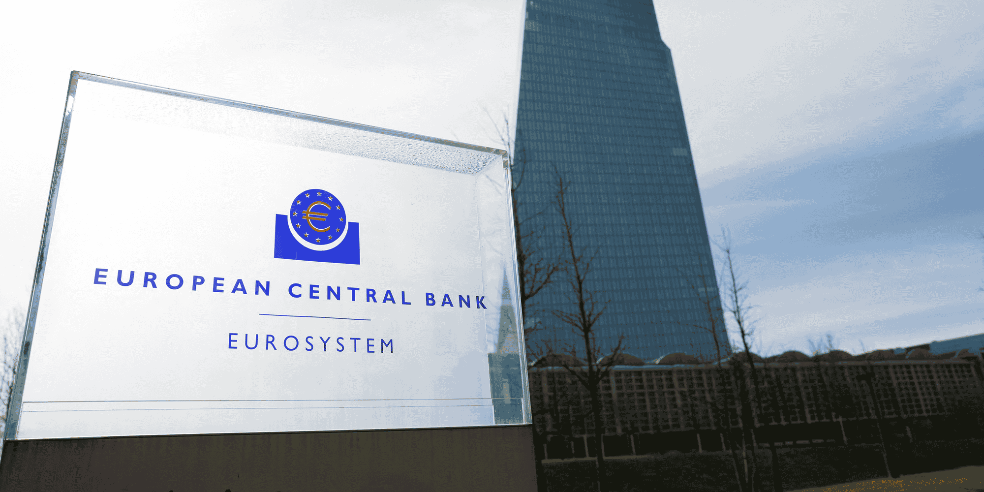 La banque centrale europeenne (bce) a francfort, en allemagne