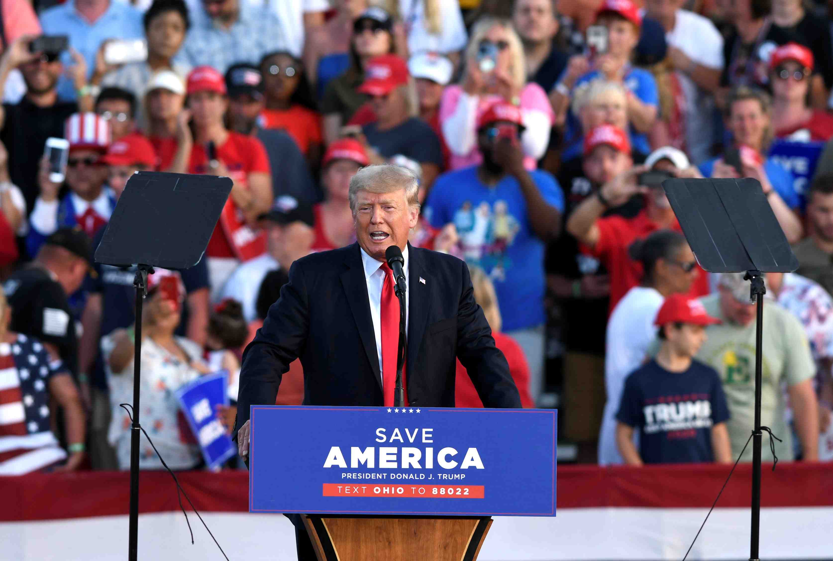 Trump organise un meeting dans l'ohio