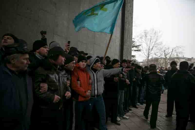 Les Tatars discrets après la mainmise de la Russie en Crimée