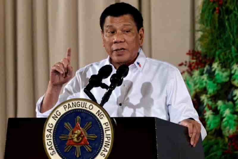 Philippines: duterte veut la loi martiale jusqu'a la fin 2017
