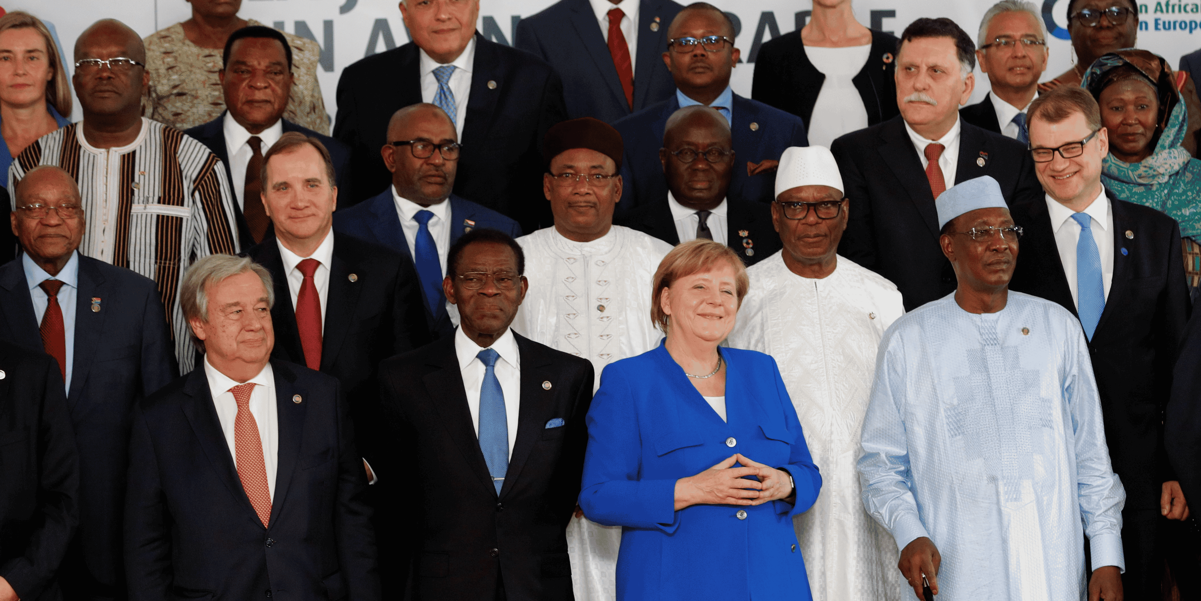 Merkel avec présidents africains IBK KAboré Buhari Déby Zuma