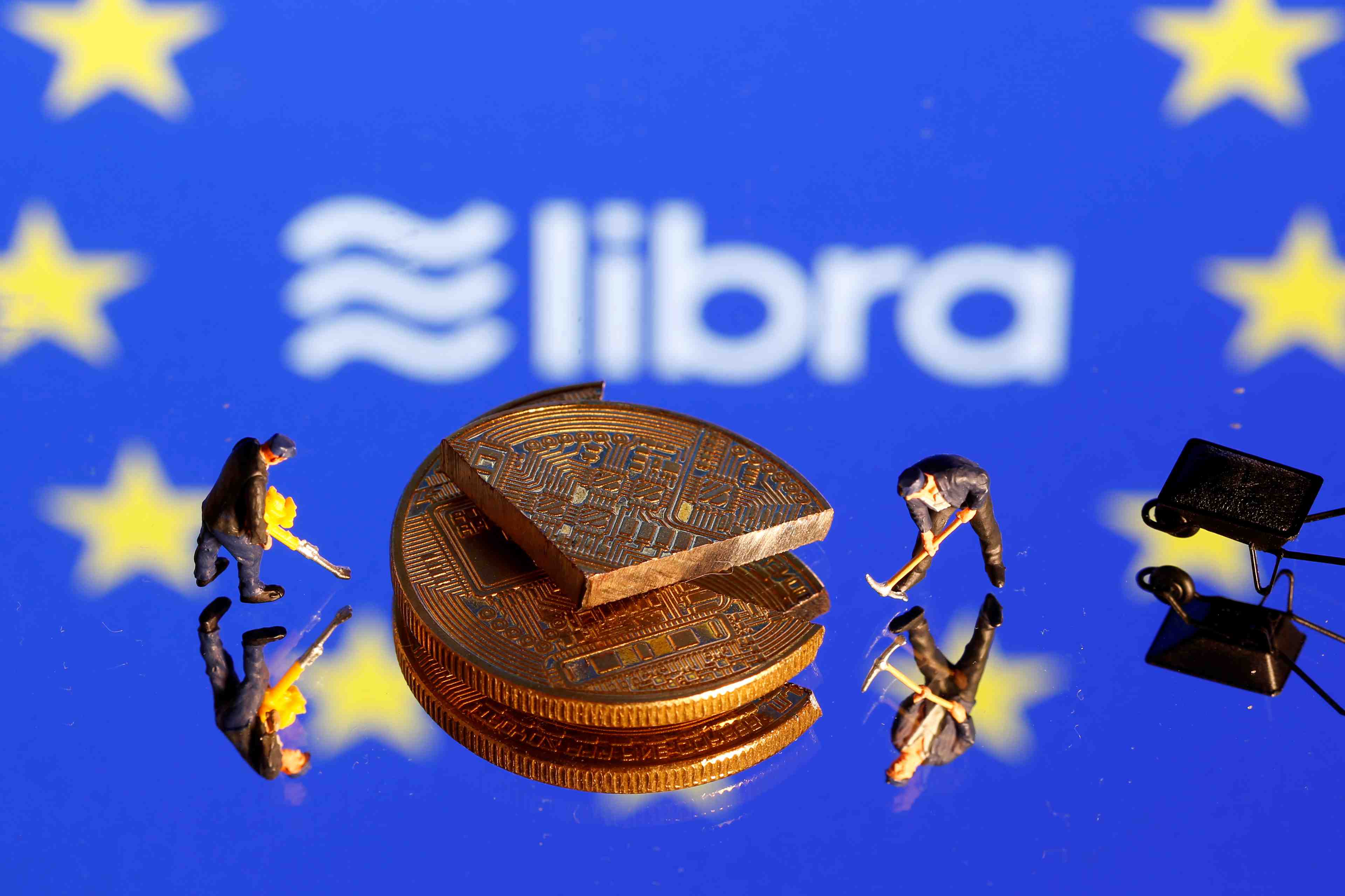 L'ue s'accorde sur une ligne dure face au libra de facebook