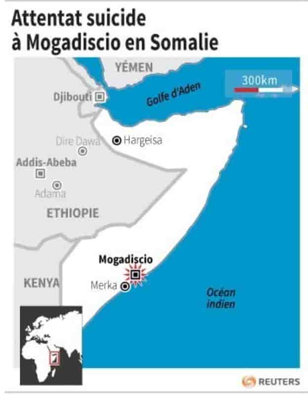 Au moins quatre morts dans un attentat à Mogadiscio