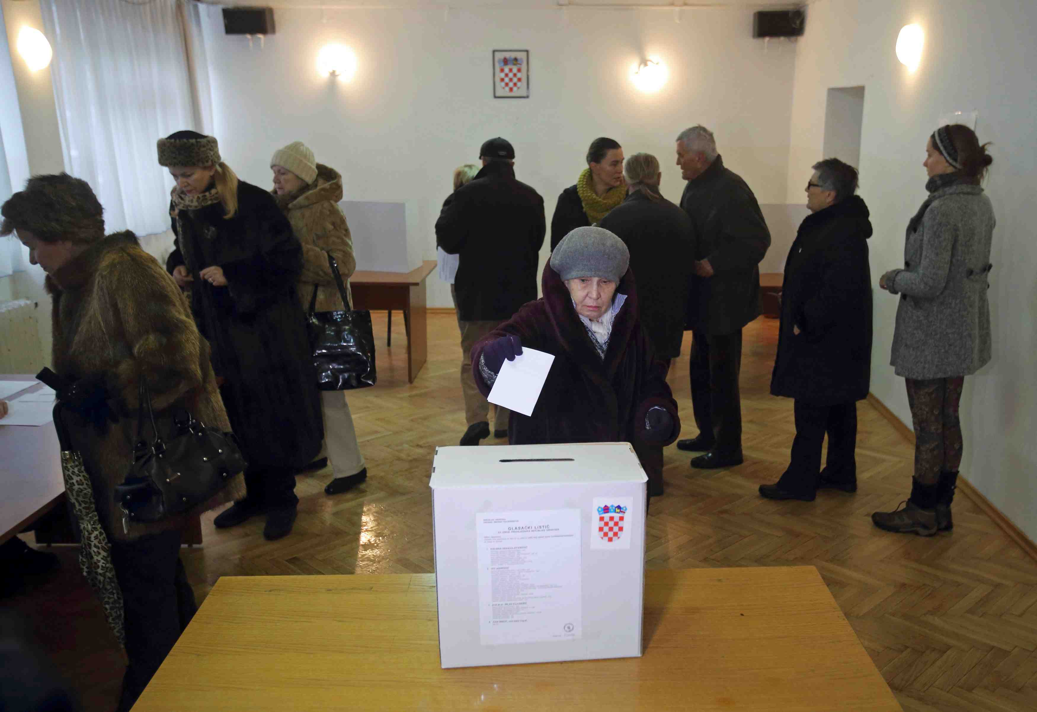 Les croates aux urnes