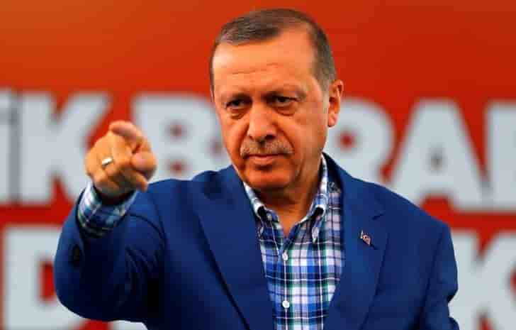 400 km² pris par l’armee turque et ses allies en syrie, dit erdogan