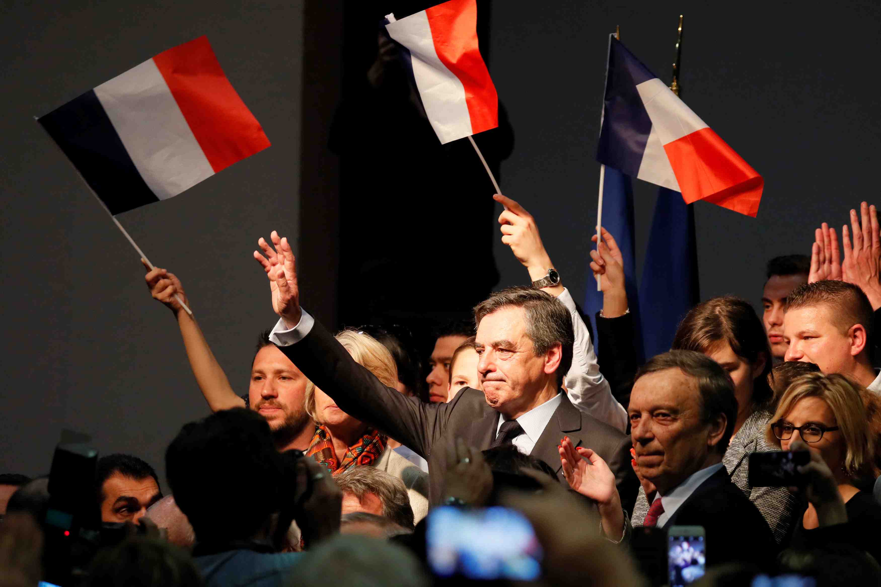 Fillon en meeting dans le vaucluse