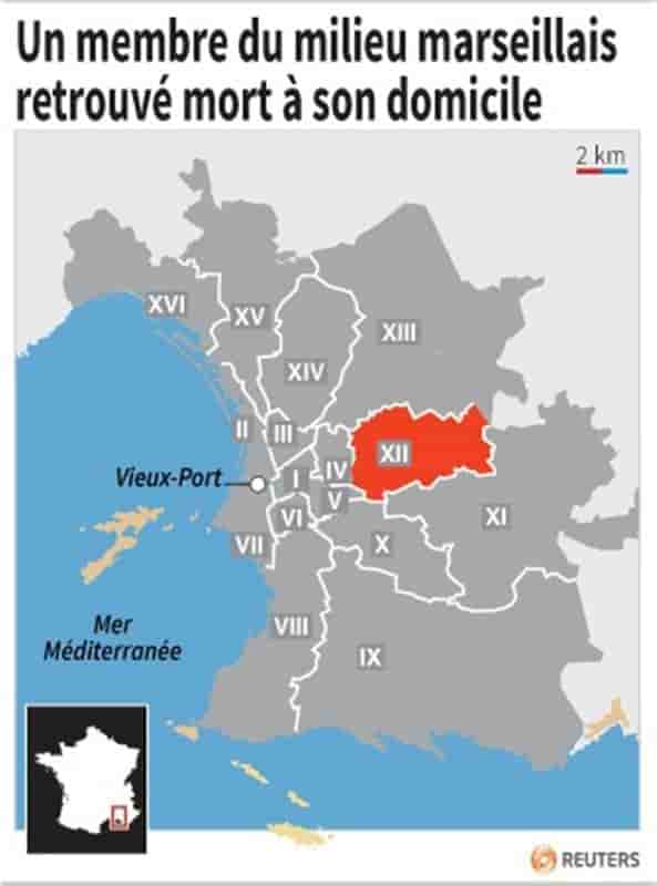 Un membre du milieu marseillais retrouvé mort