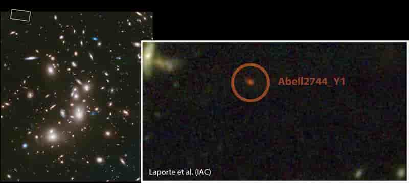 Découverte d'une très ancienne et lointaine galaxie