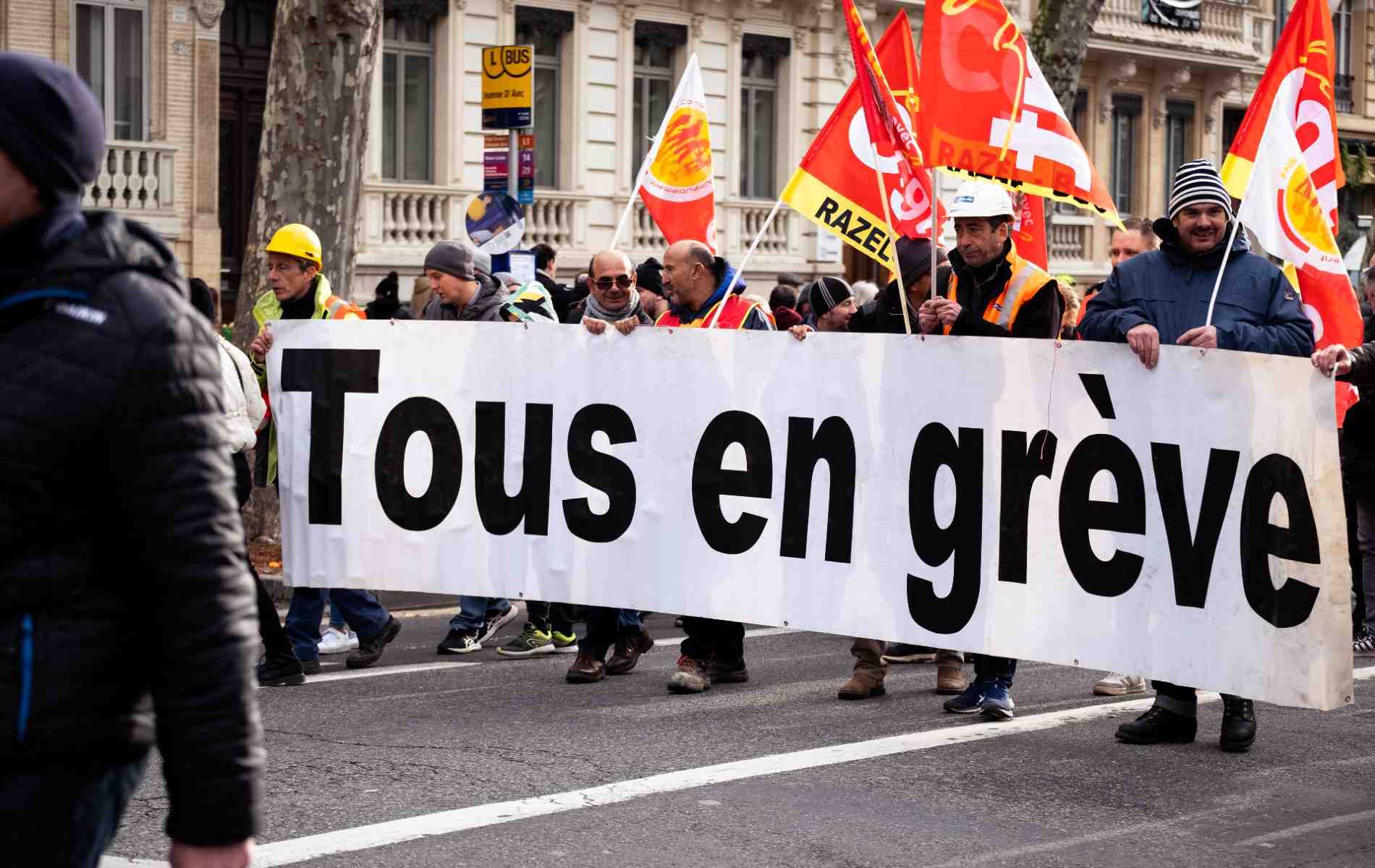 grève, manifestation, Toulouse, réforme des retraites 19 janvier
