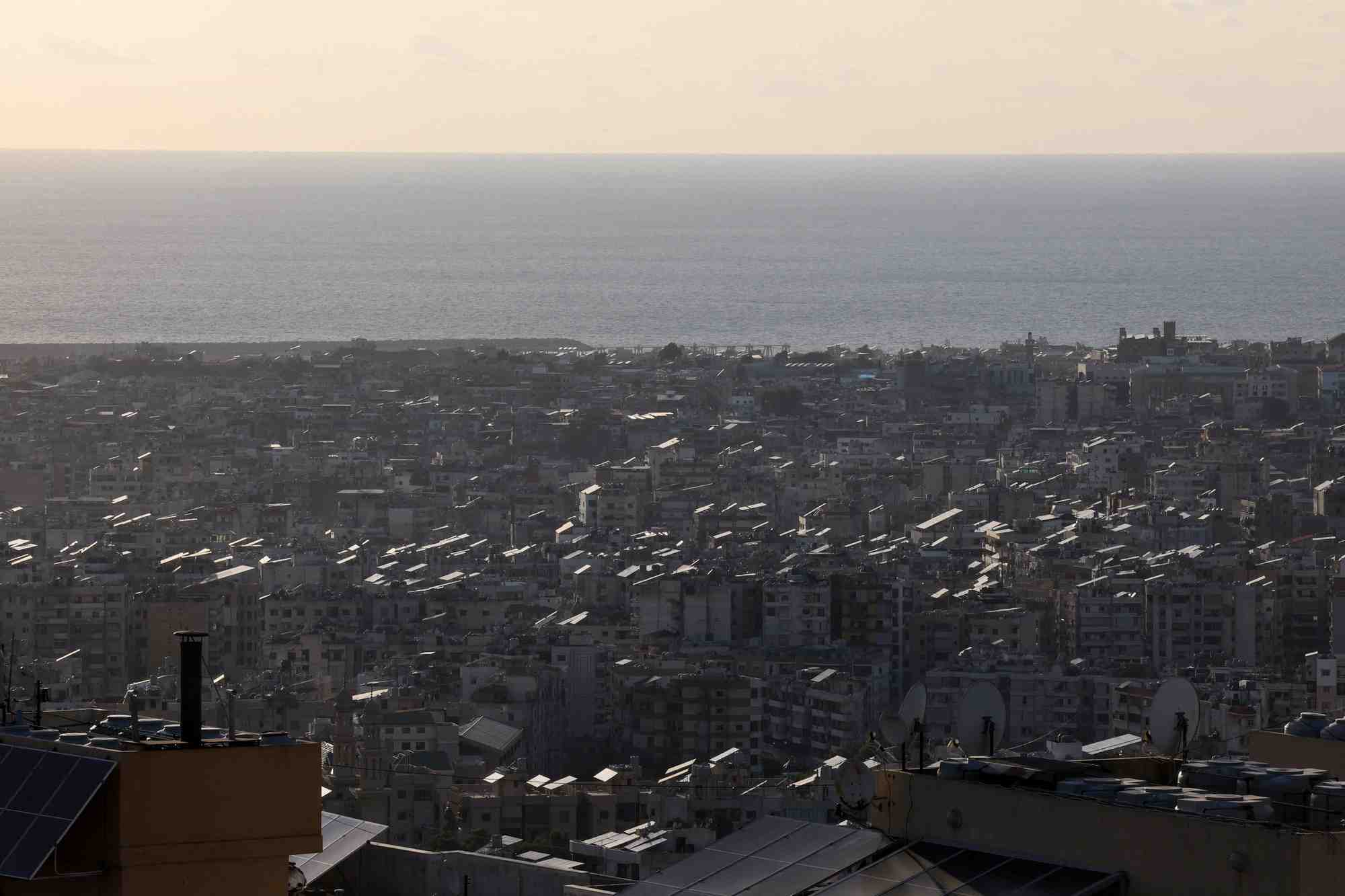 Vue de la banlieue sud de beyrouth