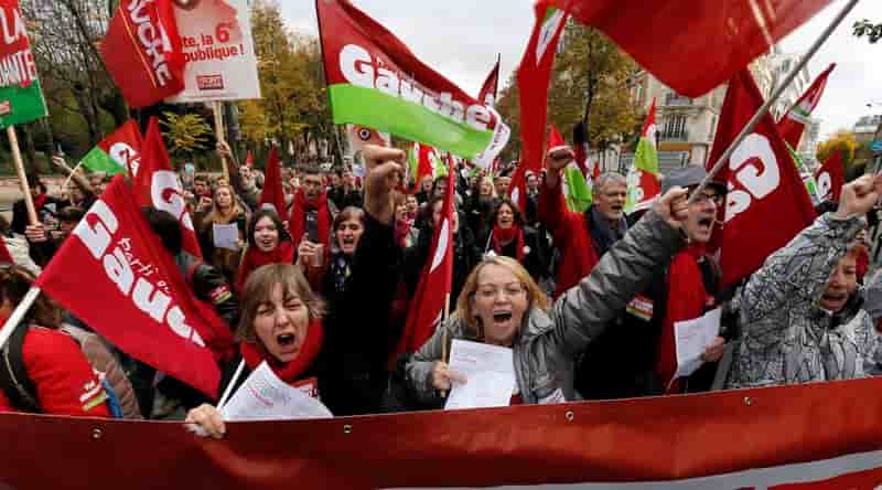 Des milliers de personnes défilent contre l'austérité