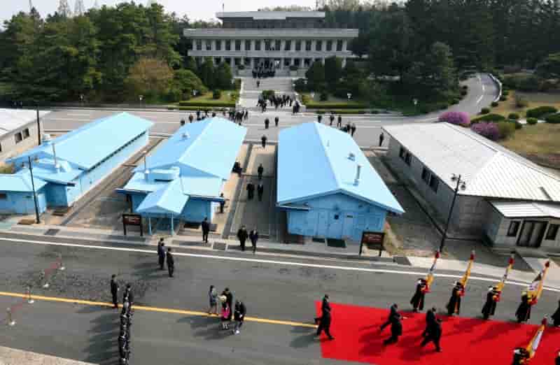 Trump songe a panmunjom pour son sommet avec kim jong-un