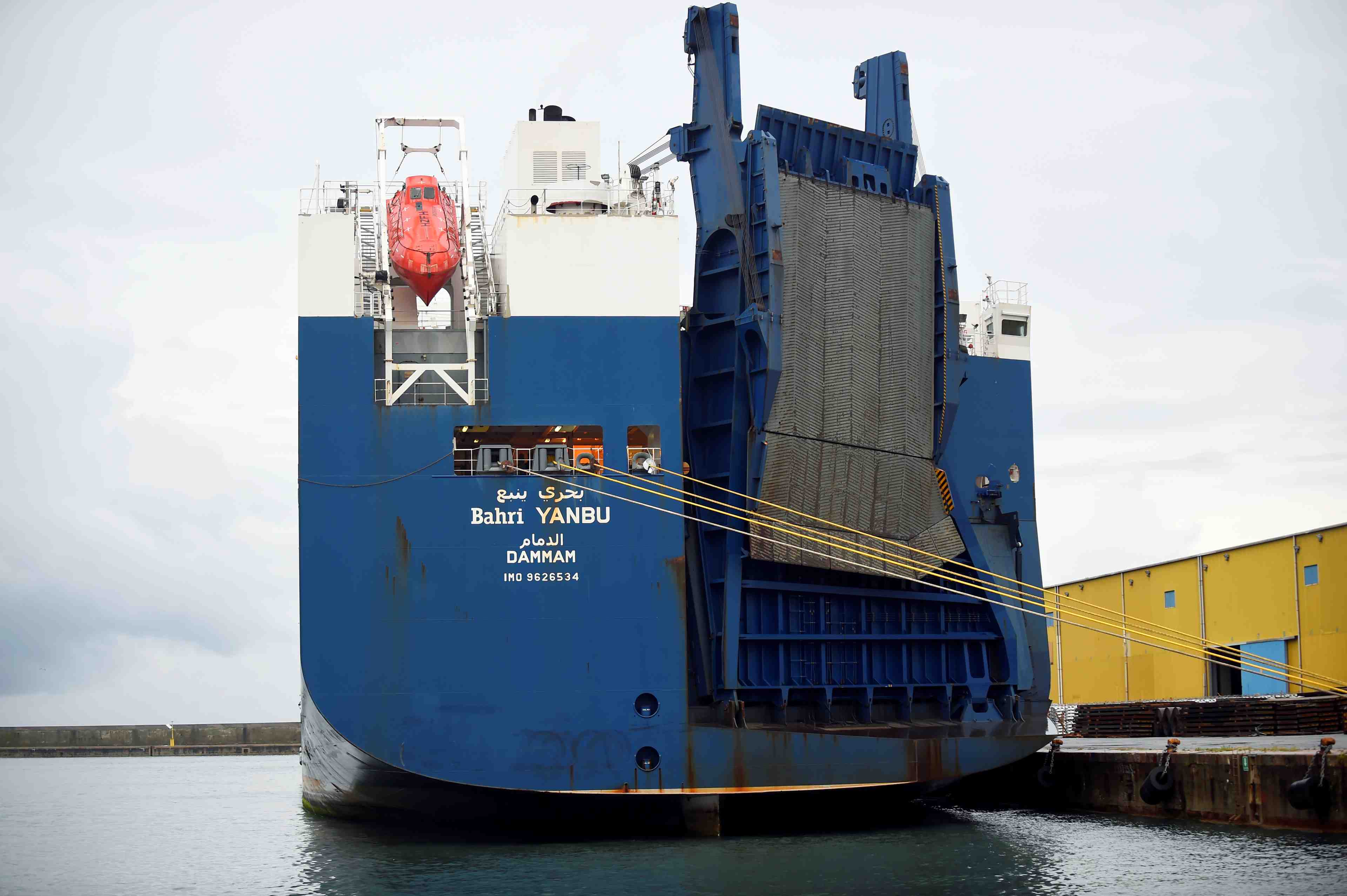 Retour du cargo saoudien bahri yanbu en france, inquietudes des ong