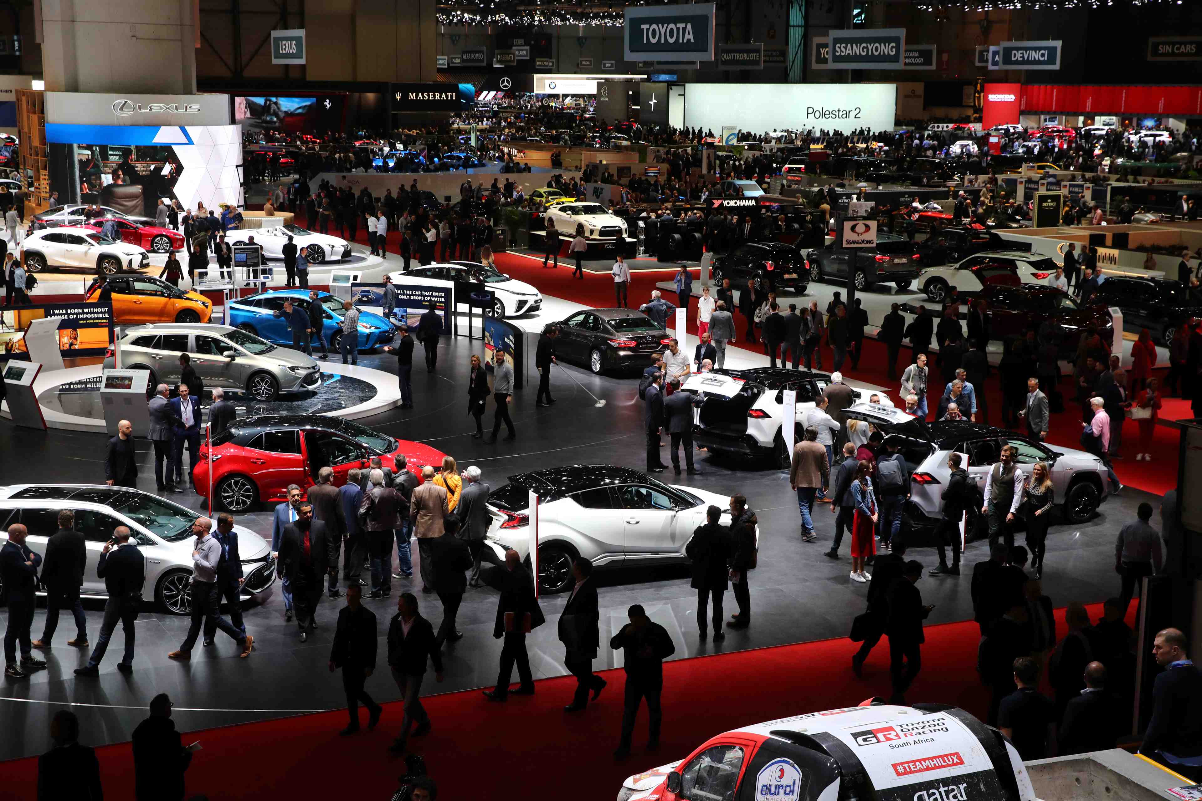 Coronavirus: le salon auto de geneve pour un controle des exposants