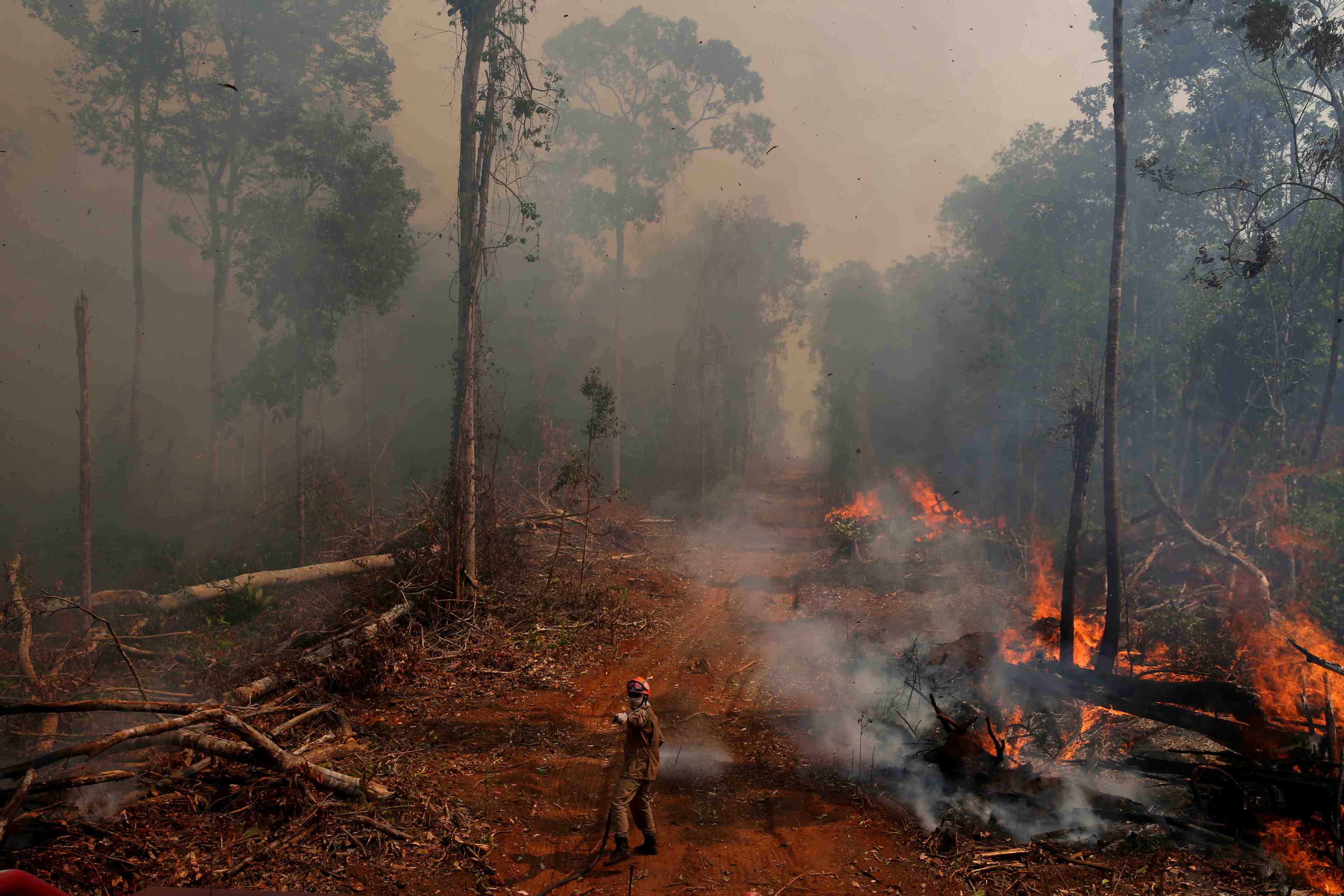 Bresil: les incendies en amazonie vraisemblablement a un pic en 10 ans