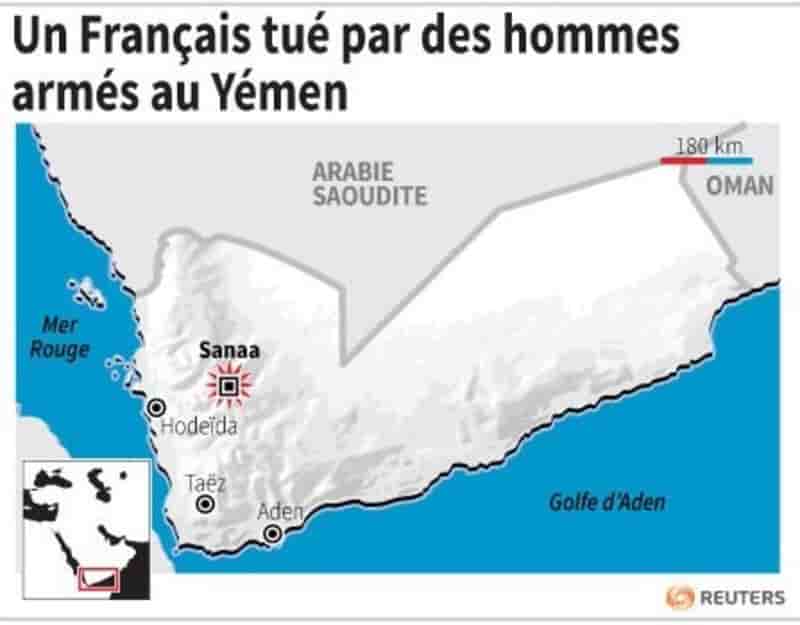 Un Français tué par des hommes armés au Yémen