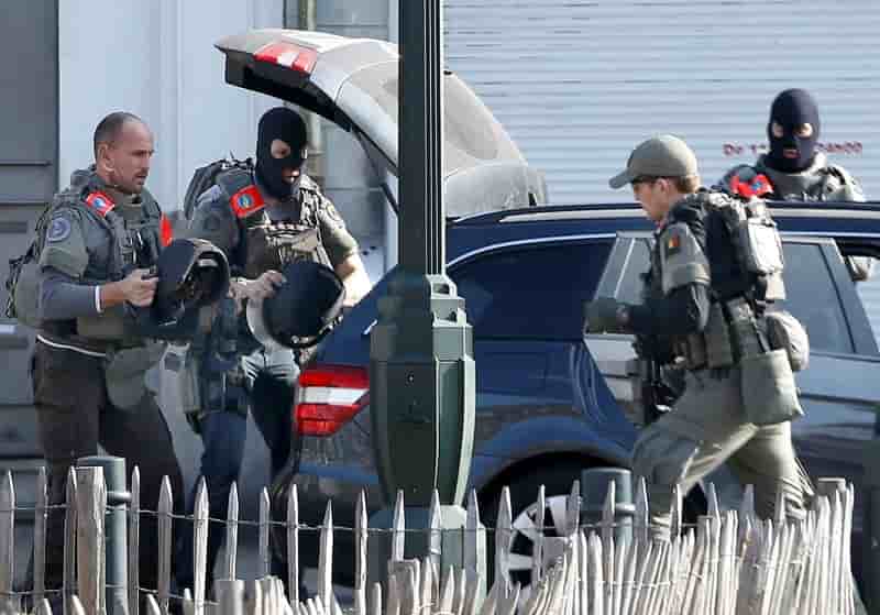 Coups de feu lors d'une perquisition a bruxelles
