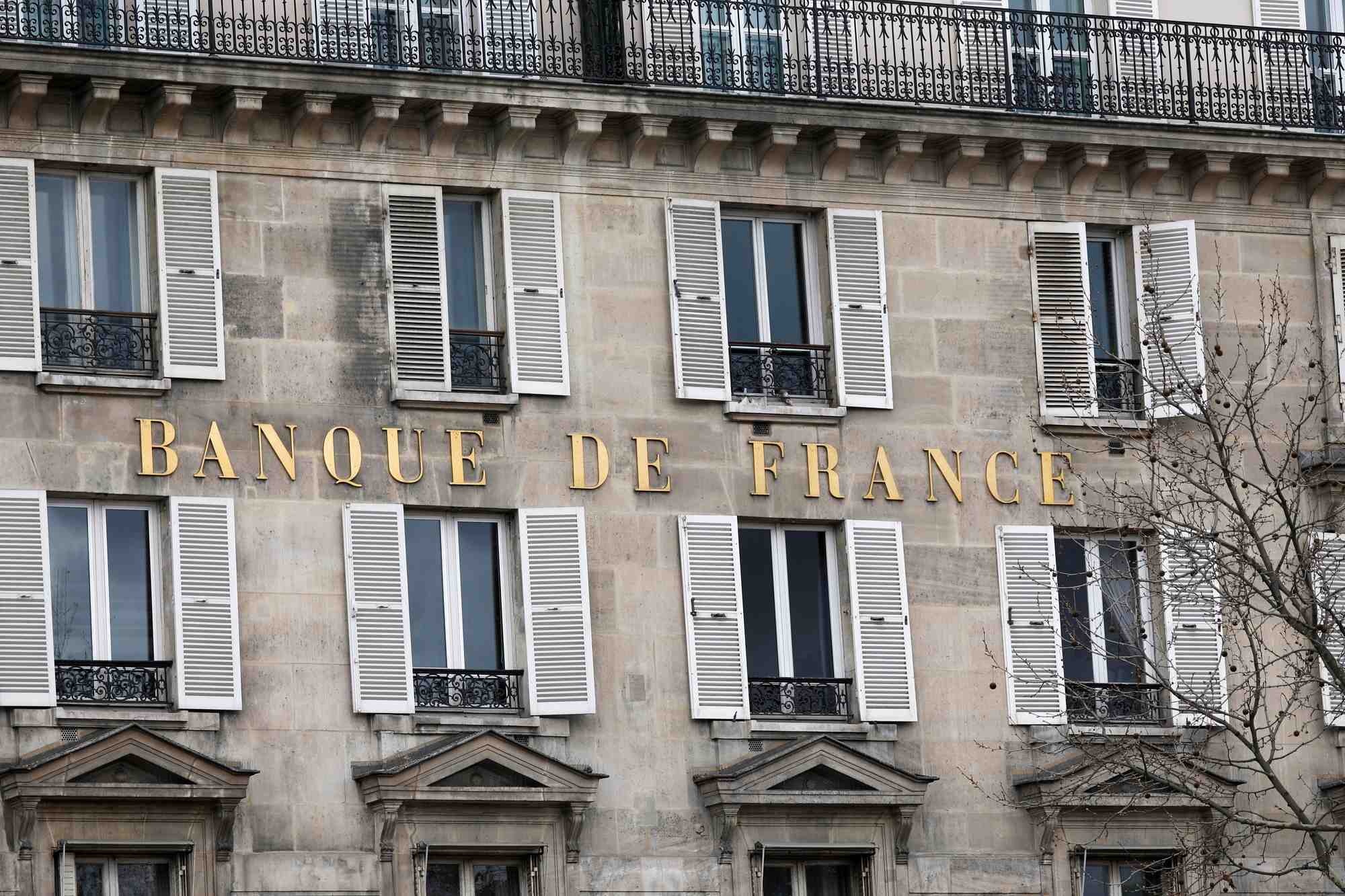 Photo d'archive de la banque de france a paris