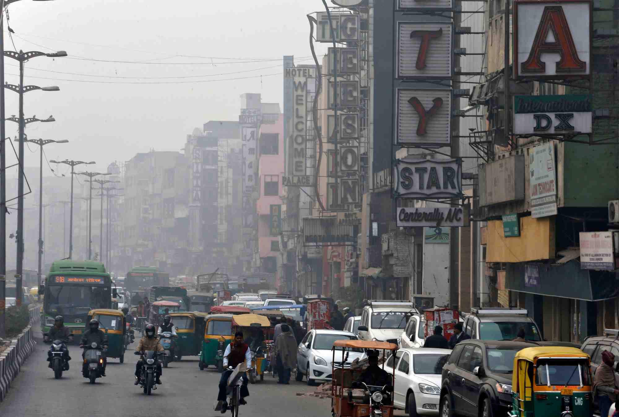 Vue sur new delhi