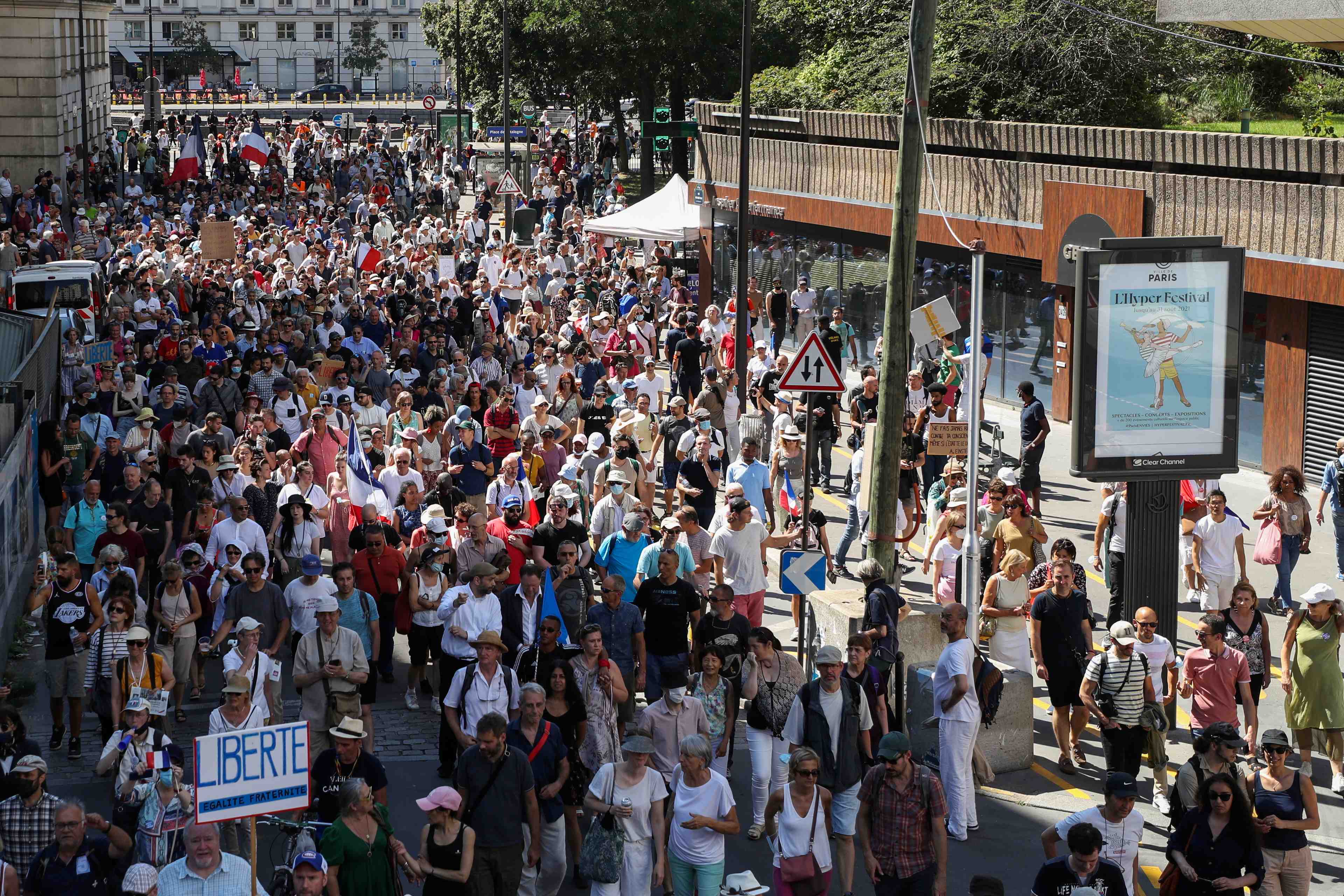 Nouvelles manifestations en france contre le pass sanitaire