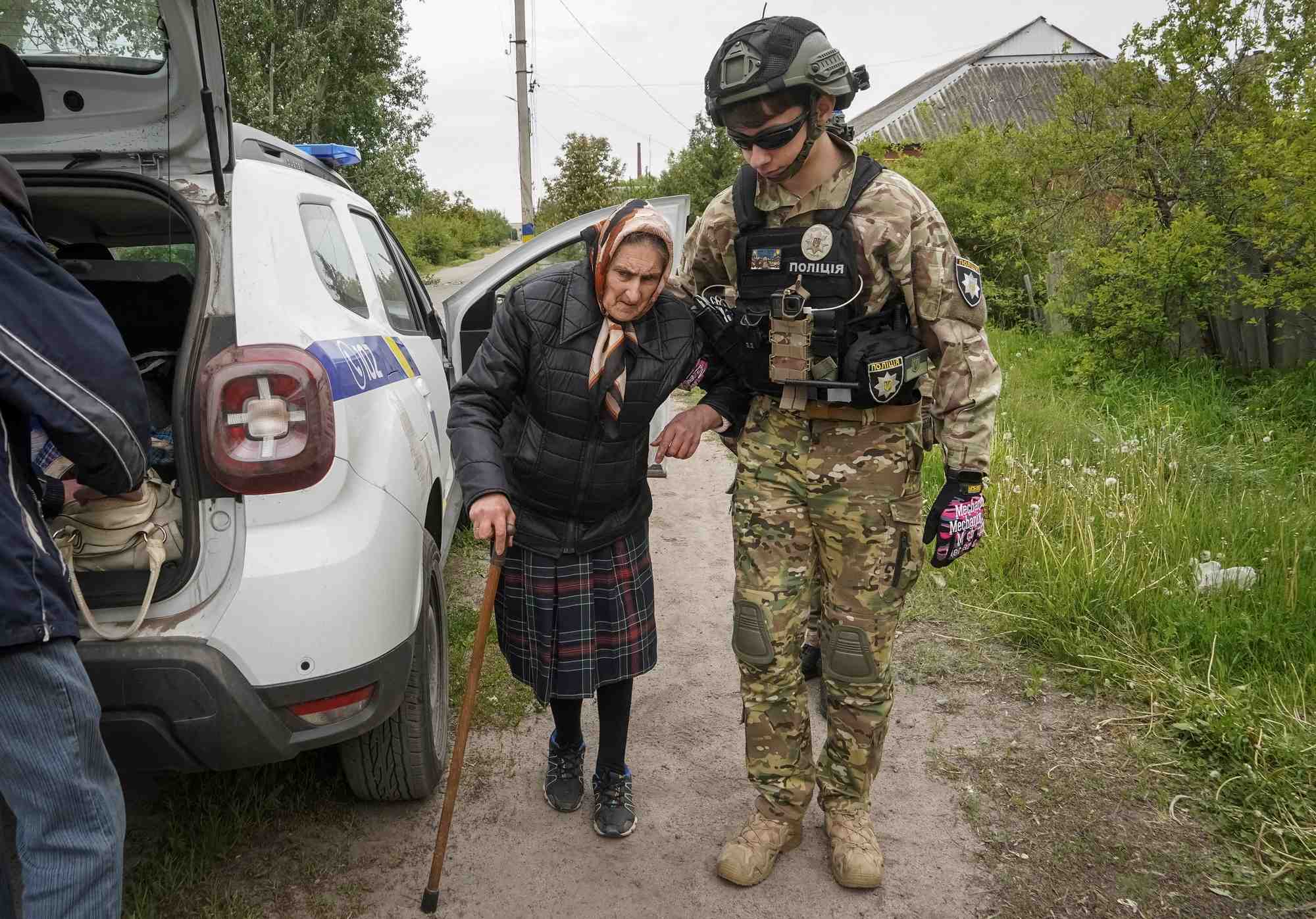Evacuation dans la region de kharkiv en raison des bombardements russes