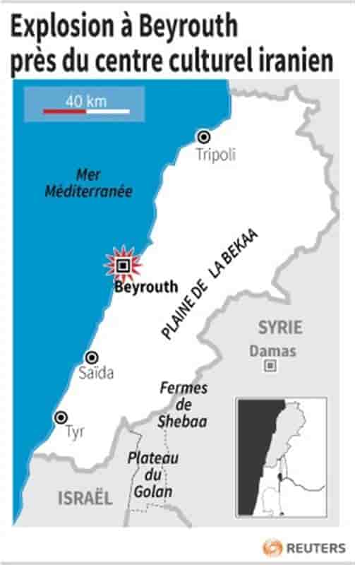 Une explosion à Beyrouth fait deux morts et six blessés