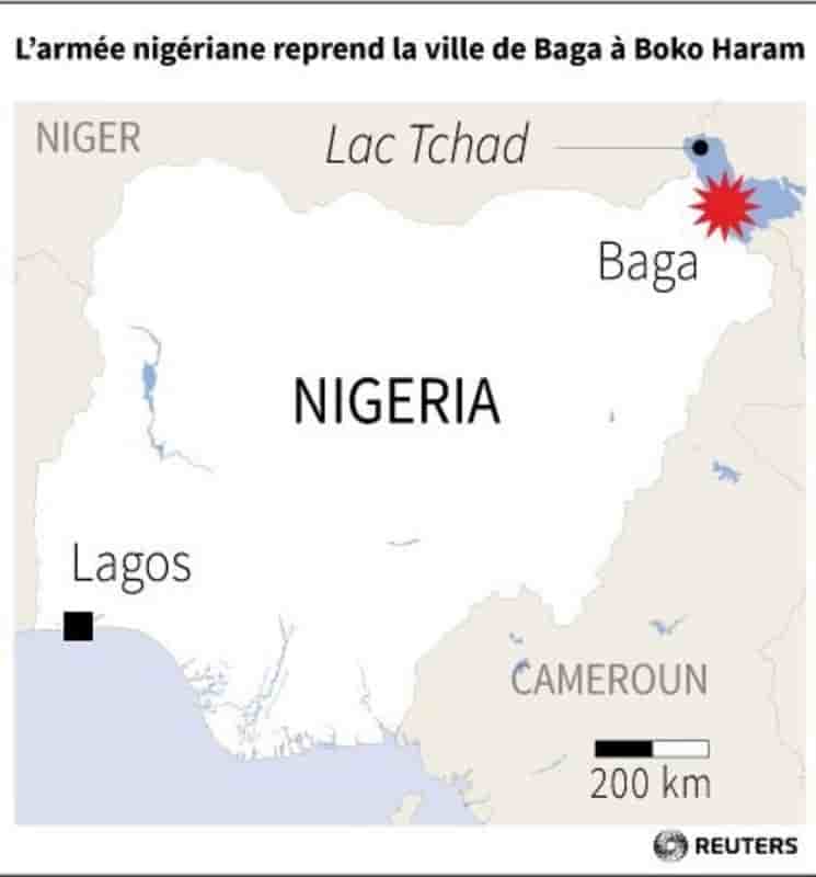 L’armee nigeriane reprend la ville de baga a boko haram